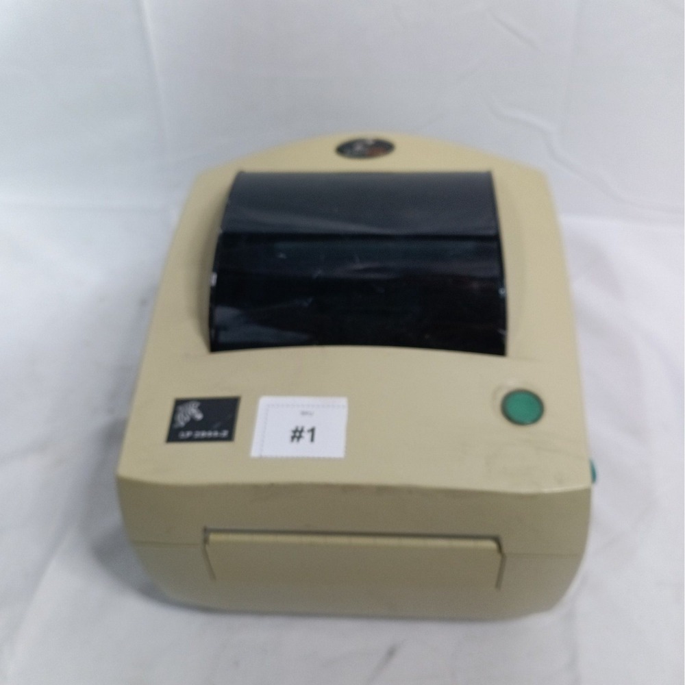 Zebra LP 2844-Z Thermal Label Printer ZPL Desktop Barcode No Power Cord #1